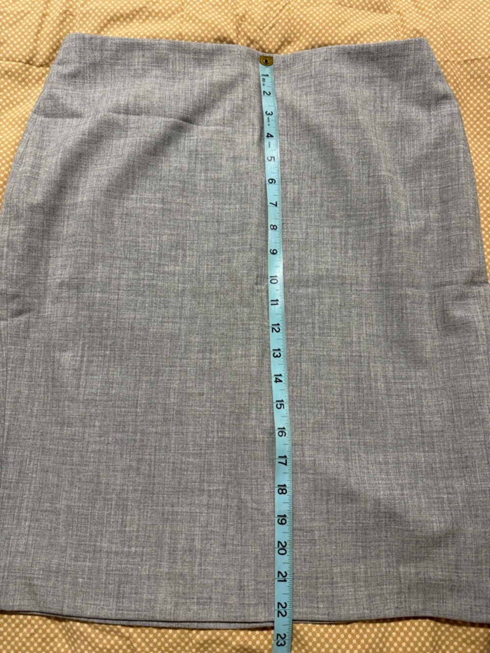 Banana Republic Factory Light Gray Textured Pencil Skirt